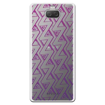 

Stand case costume drawing Triangulos Purples WP016 for Sony Xperia 10 Plus