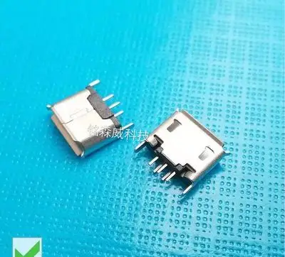 10 шт. вертикальный разъем MICRO mini USB 5pin гнездовой 180 градусов 5P напрямую |