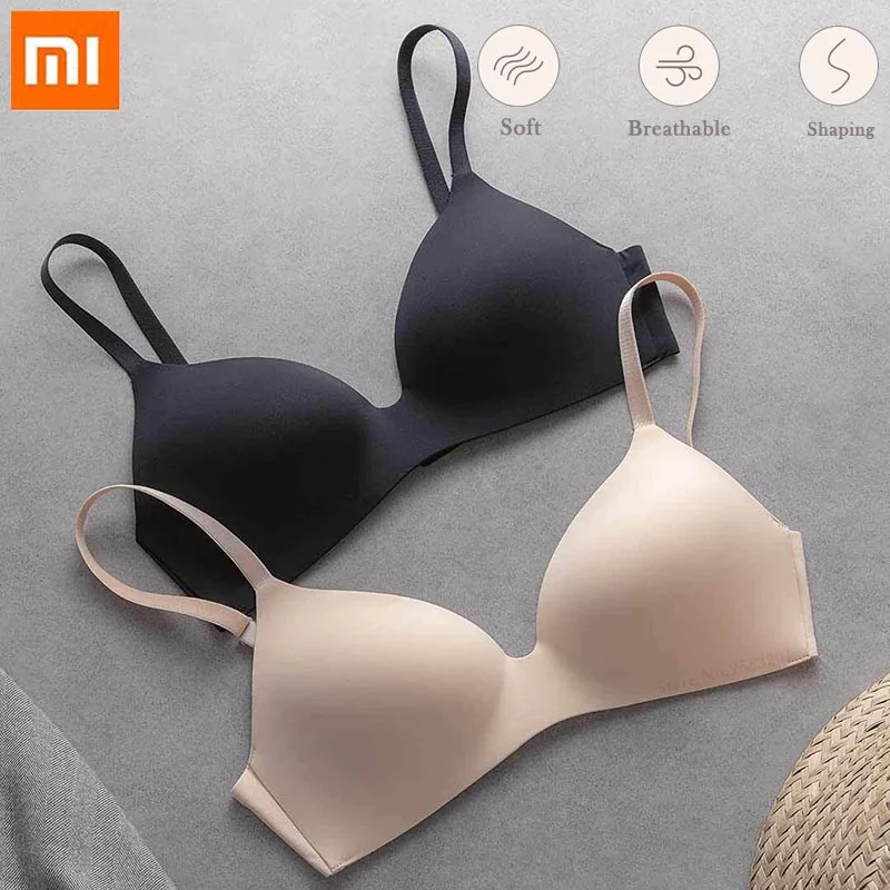 

Xiaomi Shaping Bra Technology Without Steel Ring One-piece Bra Gathered Breathable Polyurethane Resin Female Sexy Bra Gather