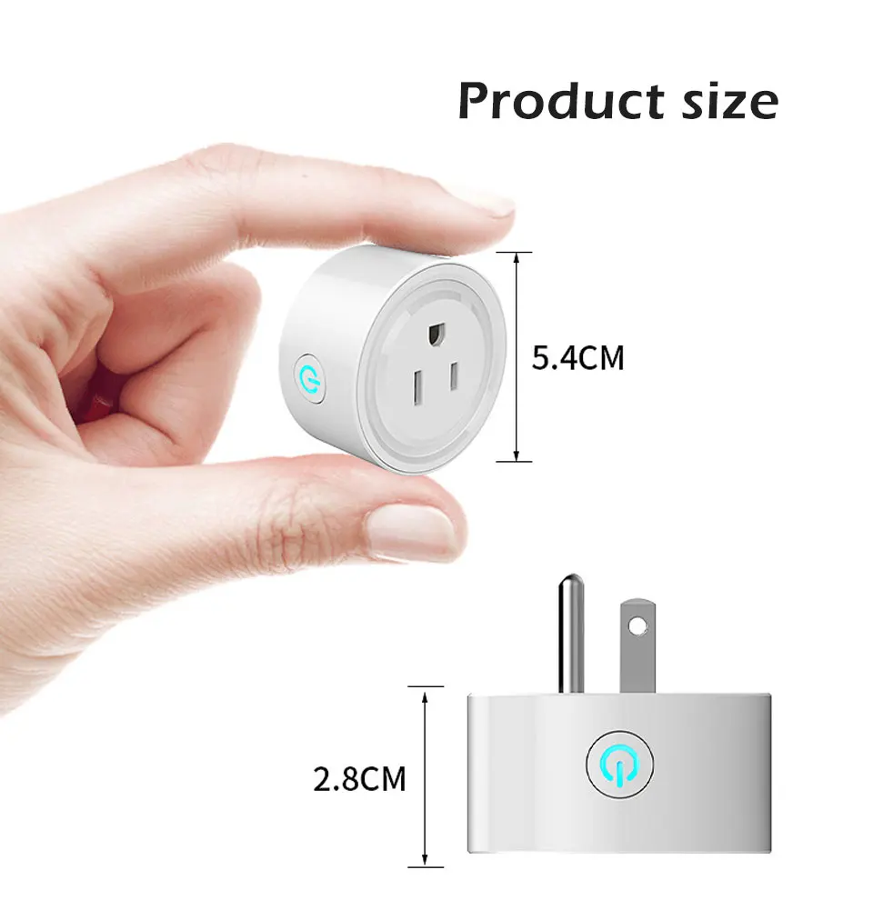 USA Smart Socket Wifi Wireless APP Remote Power Switch Home Power Plug for Amazon Alexa Google Wireless Outlet Voice Intelligent (6)
