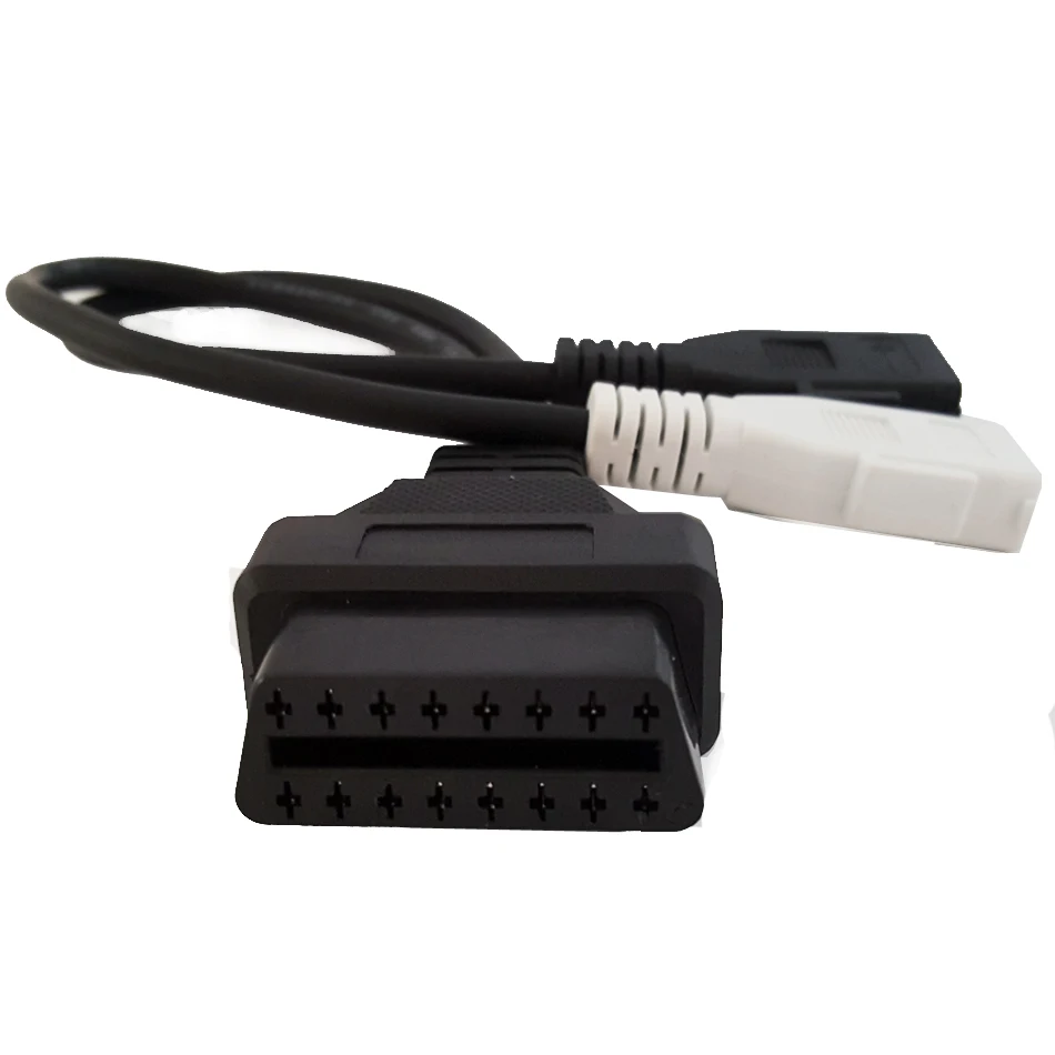 

VAG Adapter For AUDI 2X2 OBD1 OBD2 Car Diagnostic Cable 2P+2P Fits Audi 2X2Pin to OBD2 16Pin Female Connector VAG COM V W Skoda