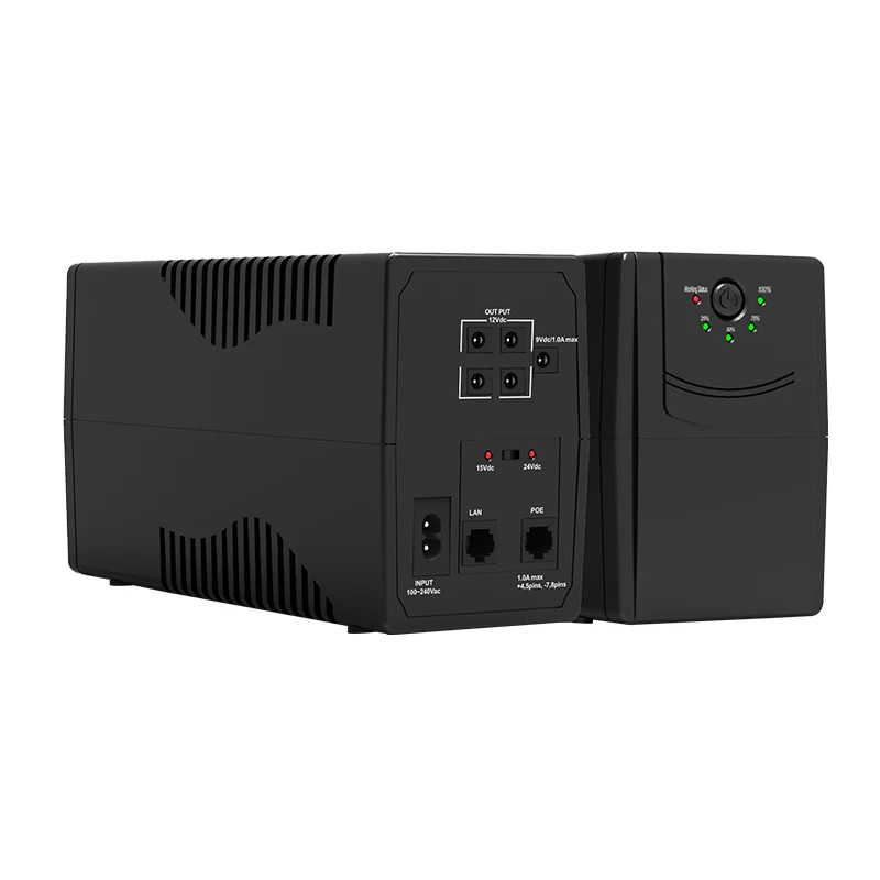 Mini Portable UPS with 15/24VDC POE (Power Over