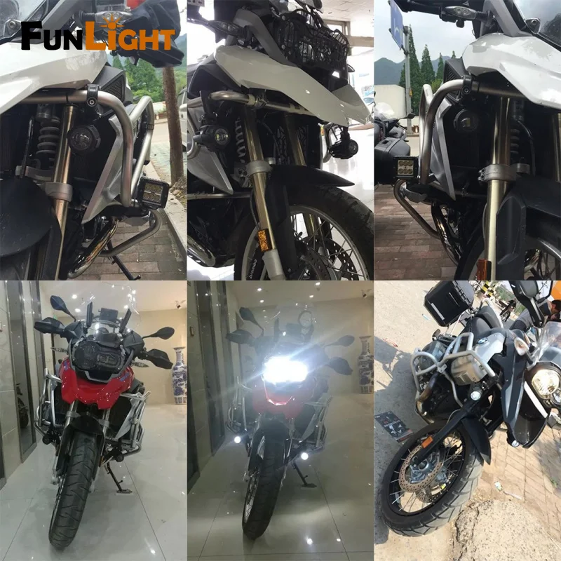 Motorcycle LED Spotlight Headlight Motorcycle LED Fog Lights For BMW R1200GS R12