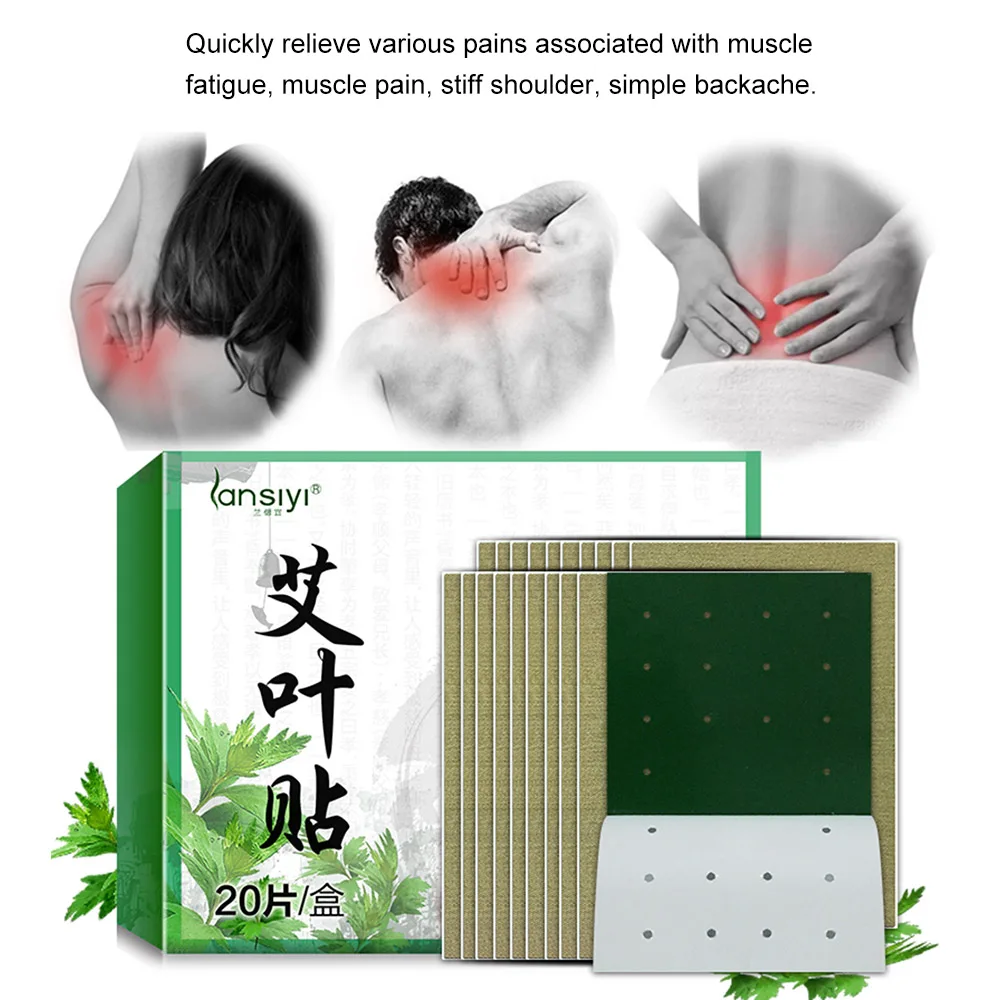 

Plaster Natural Moxibustion Stickers Pain Relief Patch for Neck Shoulder Waist Leg Moxa Herb Health Care Pad Chinese Medicine