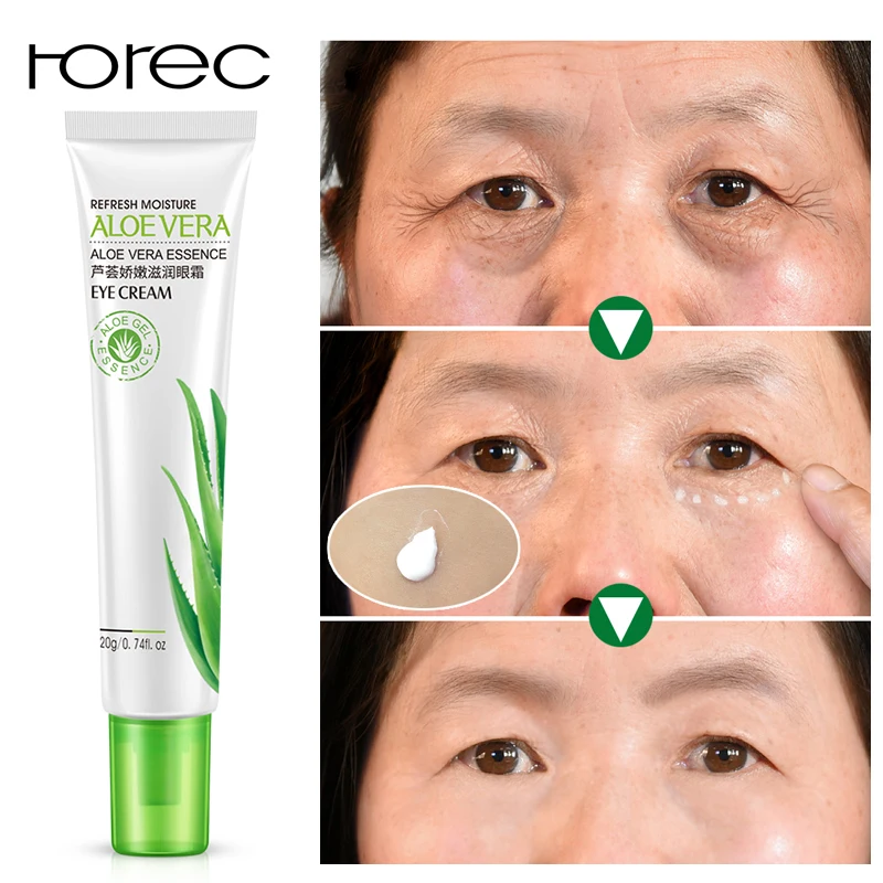 

ROREC Moisturizing Eye Cream Removing DarkCircles Removing Eye Bags And Wrinkles Most Effectively Anti-aging Eye Essence.