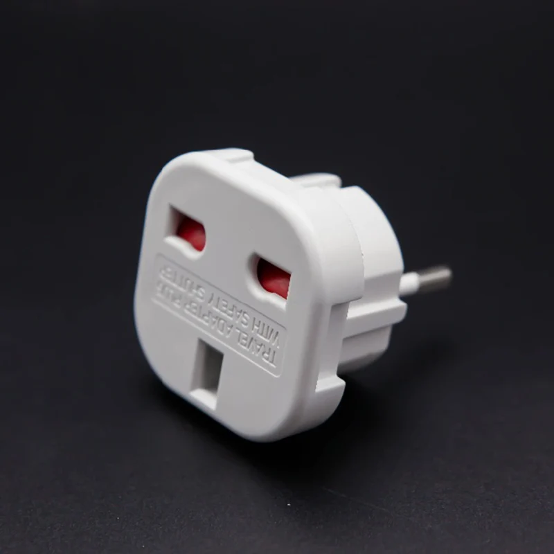 New Travel UK To EU 240V Adapters High Quality Euro Plug AC Power Charger Adapter Converter Socket Black Mayitr