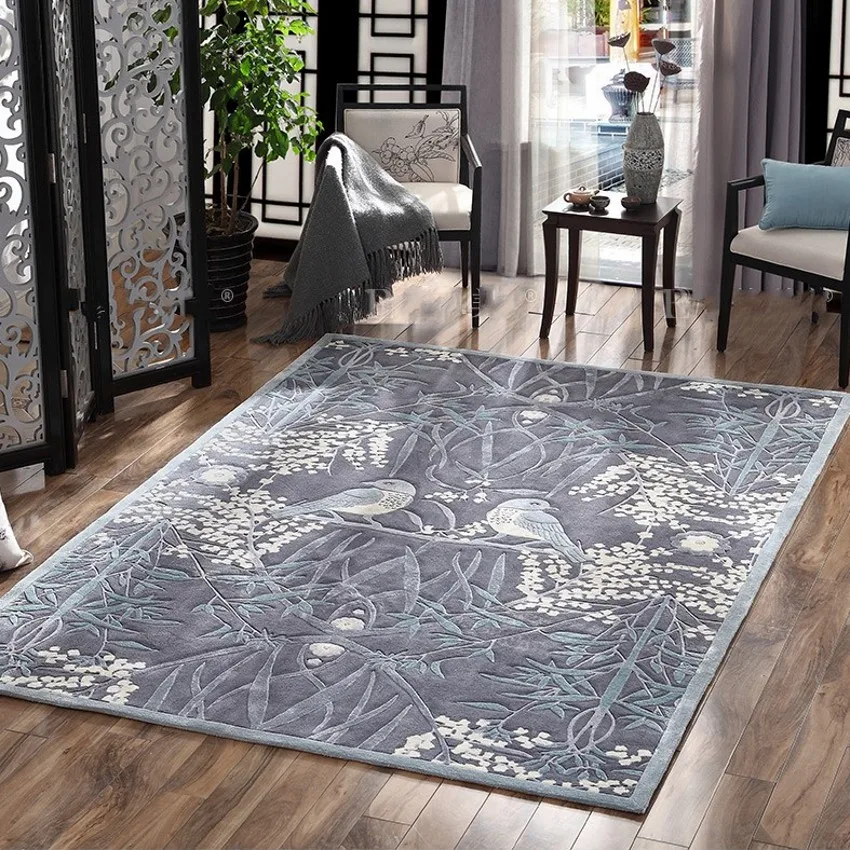 Современный Свадебный ковер в китайском стиле, 80% шерсть, напольный коврик для гостиной 200*300 см, прикроватный ковер для украшения дома