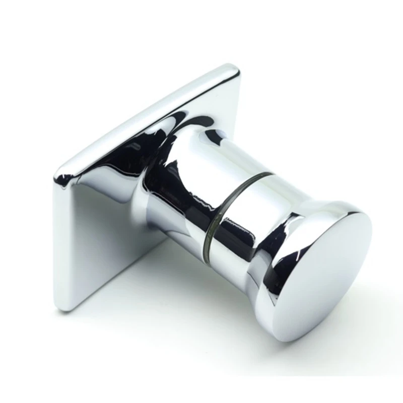 Стеклянная Дверная ручка для душевой комнаты ванная отсоединяемая от задней