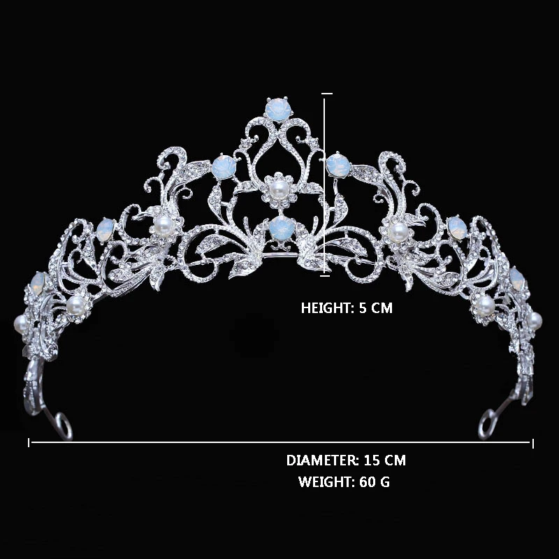 Серебряный Цвет Кристалл Стразы Корона невесты диадема Мода Королева Корона для свадьбы выпускного вечера головной убор украшения для волос аксессуары