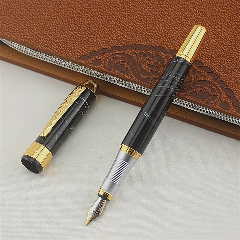 Высокое качество JINHAO 250 черная перьевая ручка, канцелярские принадлежности для офиса школьные письменные принадлежности подарок на день рождения чернильные ручки