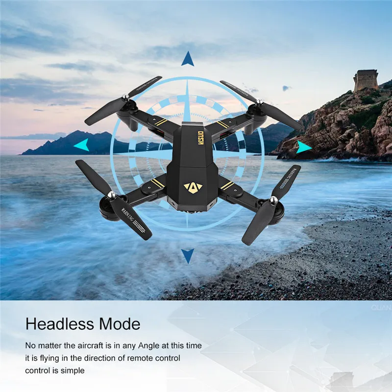  Foldable RC Drone Toy Quadcopter Park XS809W Smartphone RC Quadcopter with Settable Flight Trajecto