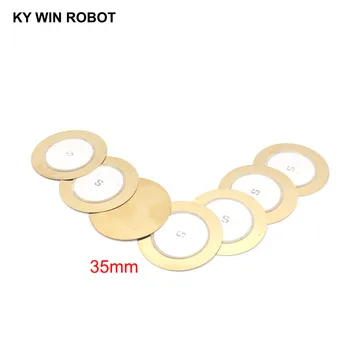 

50 Pcs/Lot Piezoelectric Piezo Ceramic Wafer Plate Buzzer Loudspeaker Dia 35mm For Arduino Diy
