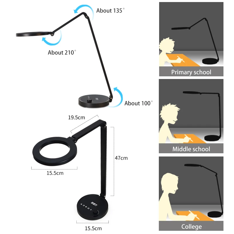 Lâmpadas de Mesa tojane lâmpadas de mesa ccc Color Temperature : Dimmable 3000-6000k