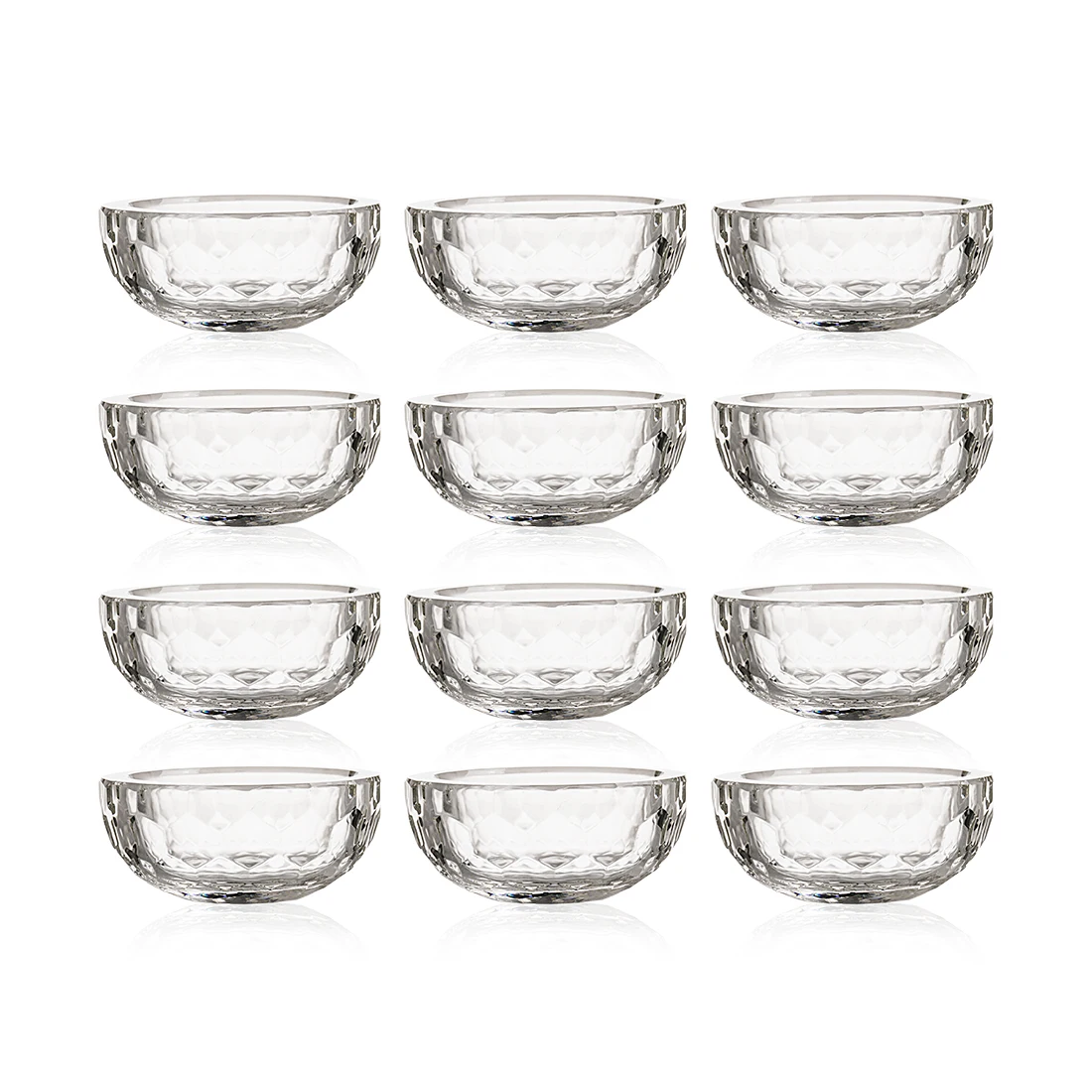 

12pcs H&D Crystal Candle Holders Crystal Pillar Shape Candlestick Home,Wedding Party Decoration High Quality Crystal Crafts