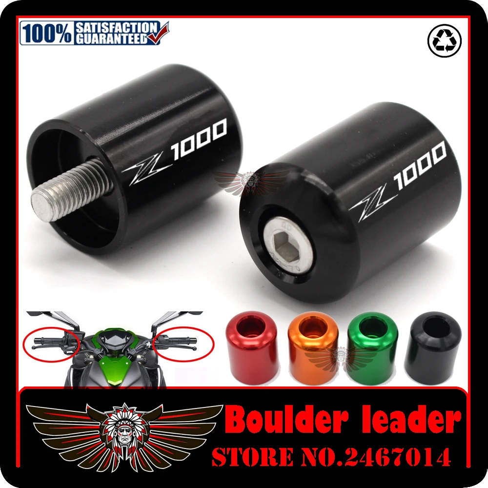 

For KAWASAKI Z1000 Z 1000 2003-2018/ Z 1000R 2017-2018 Motorcycle Accessories CNC Aluminum Handlebar Grips Bar Ends Cap Slider