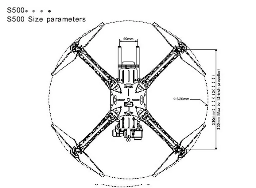 Из чего состоит дрон схема
