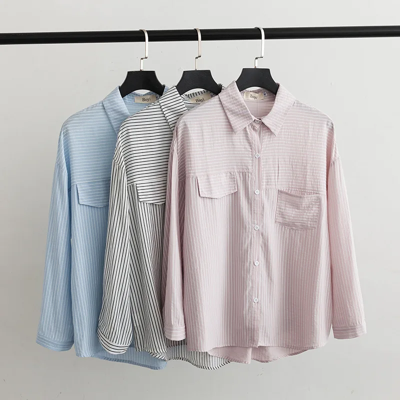 2019 Plus Size Casual Blouses Spring Women Clothing Fashion Loose Long Sleeve Shirts F71-1061 |