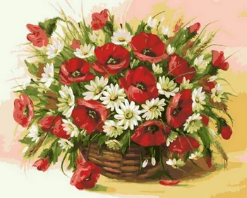 

Frameless oil painting by numbers paint by number for home decor oil picture painting 5065 Unrestrained