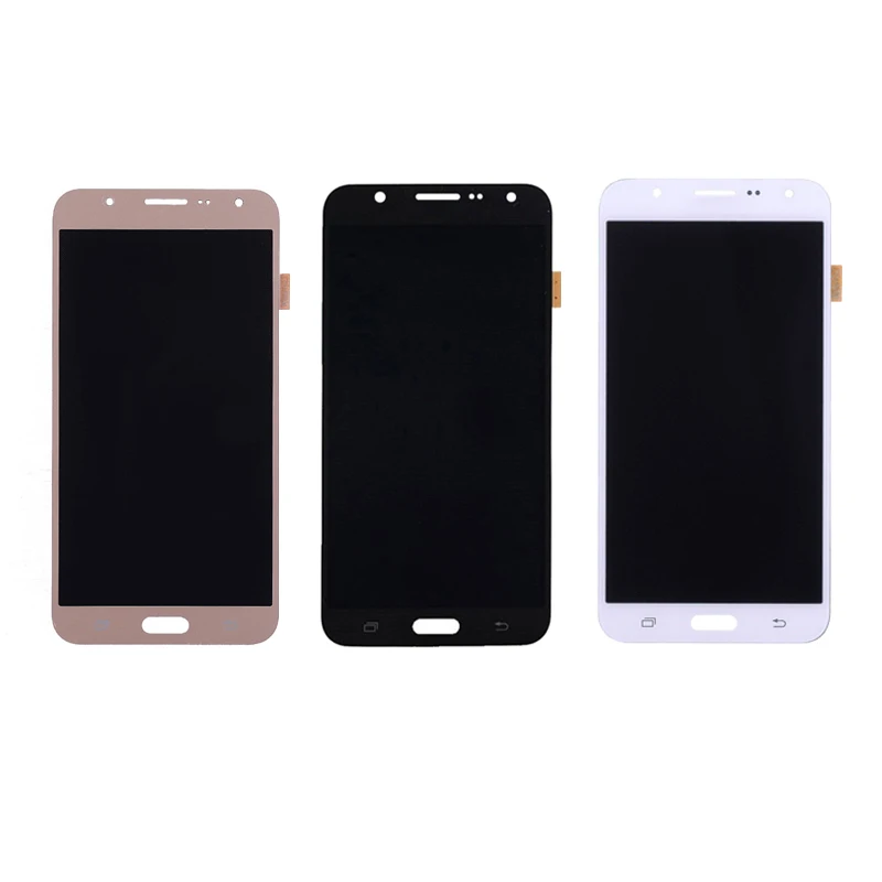 Ceny Do SAMSUNG Galaxy J7 2015 J700 J700F J700M J700H wyświetlacz LCD montaż digitizera ekranu dotykowego czarny biały złoty
