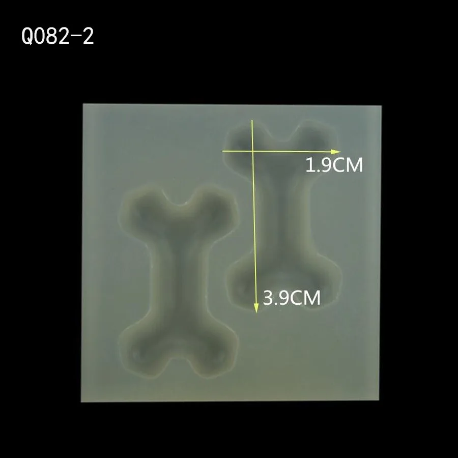 Силиконовая форма DIY Смола металлическая собачья табличка Подвеска Форма эпоксидная форма кость собаки инструменты ручной работы