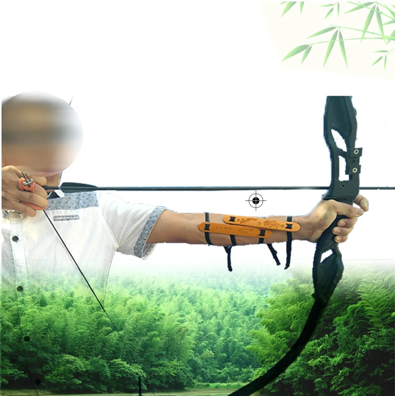 

Professional Bamboo Archery Arm Guard For Bow Outdoor Hunting Shooting Training Accessories Hunting Protector