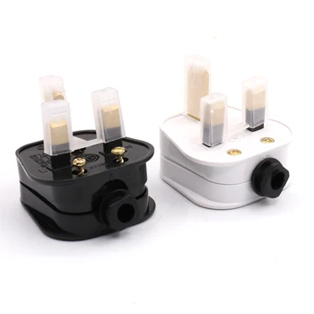 

HI-End UK AC power cable Power Plug Connector UK 3 Pin Switch 250V 13A AC Power Plug