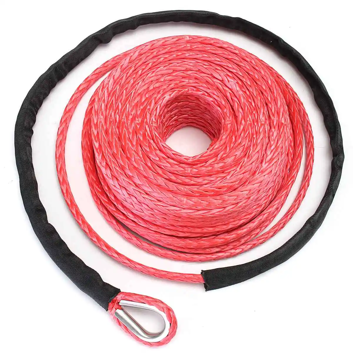 3/8 ''100FT الاصطناعية ونش خط كابل الانتعاش حبل 15000lbs للمركبة SUV خارج الطريق 3/8 ''100FT الاصطناعية ونش خط كابل الانتعاش حبل 15000lbs للمركبة SUV خارج الطريق