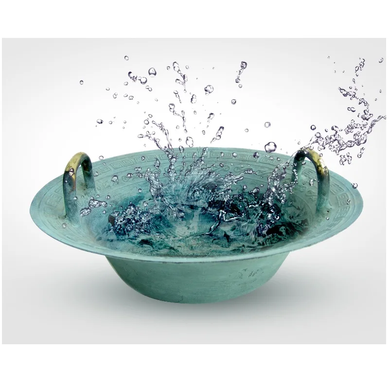 Promo  Bronze Resonance bowl Toy demonstrating behavior waves Children Science Teaching Aids Physics Toys 