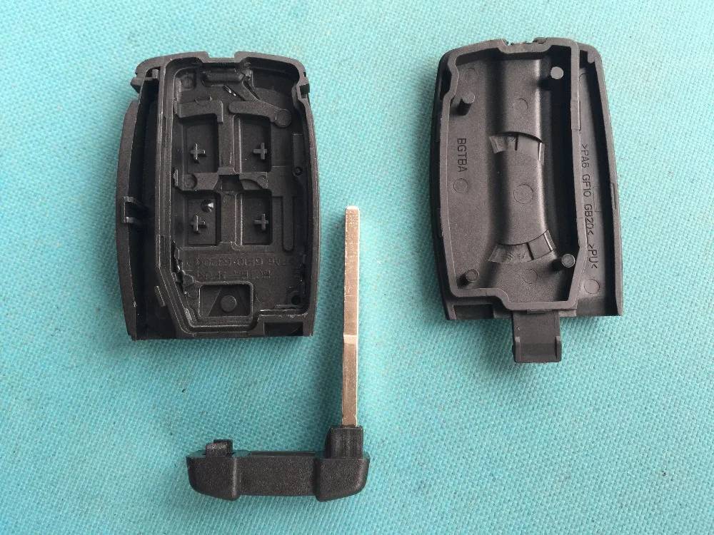 1Pc Replacement Key Blank For LAND ROVER FREELANDER 2 5 Buttons Remote Smart FOB Case Shell Uncut Blade