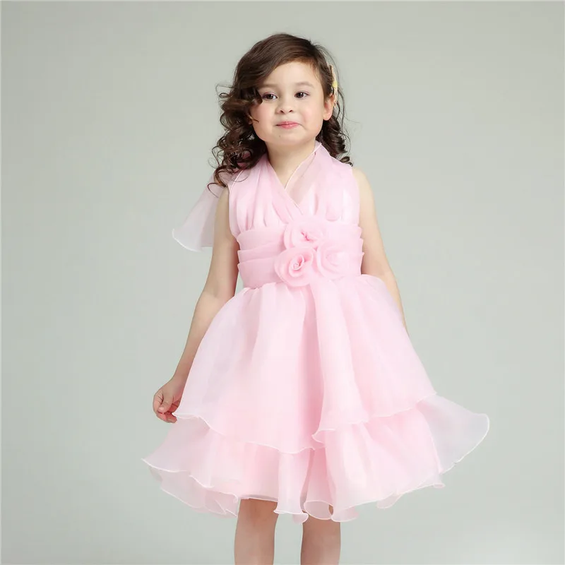 light yellow flower girl dresses