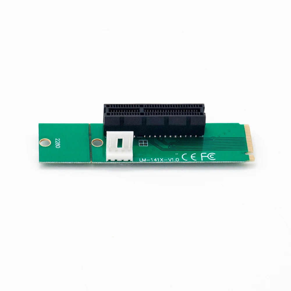 NGFF M2 M.2 к PCI-E 4x 1x слот Riser Card адаптер мужчин и женщин PCIE мультипликатор для BTC Шахтерская машина