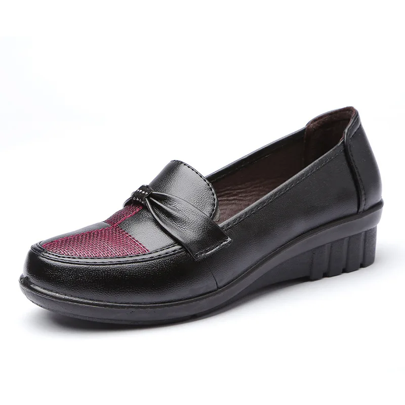 Doug Schoenen Moeder Loafers Grote Plus Size Oma Rijden Oude Vrouwen Dames  Boot Schoen Zachte Bodem Platte Lederen Ademend|boat shoes|ladies boat  shoesboat shoes ladies - AliExpress