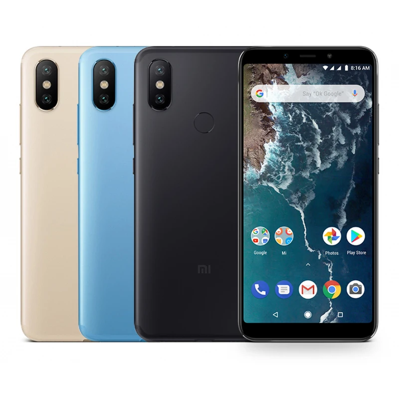 Глобальная версия Xiaomi Mi A2 4 Гб 64 Смартфон Snapdragon 660 Octa Core 20.0MP AI двойная камера 5 99