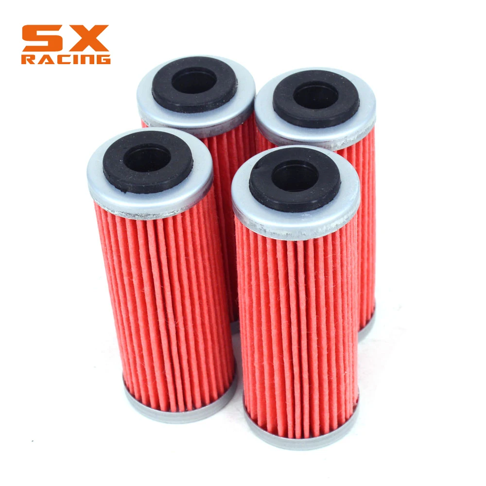 

Motorcycle 4 Pieces Oil Filter Cleaner For KTM EXCF SXF XCF XCFW SMR XCW XCRW 250 300 350 400 450 505 530 FE250 FE350 FC350