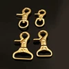 Solid Brass Trigger Clips Swivel Eye Bolt Snap Hook Lobster Clasps for Leather Craft Bag Strap Belt Webbing Pet Dog Rope Leashes ► Photo 3/4