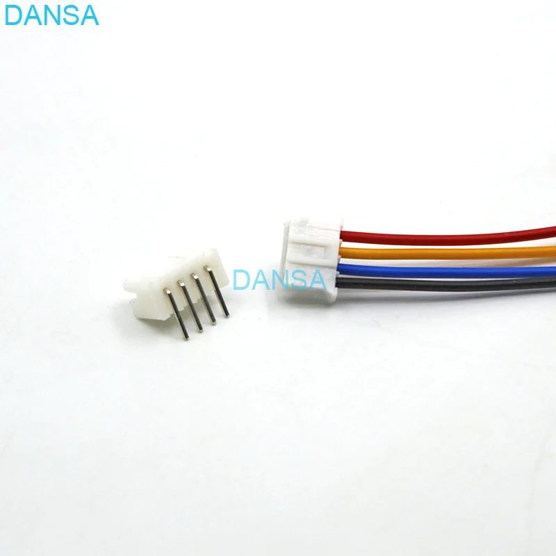 

25set Mini Micro PH2.0 JST 2.0mm Pitch 4Pin Side Entry Connector with 1007 26AWG 100mm to 250mm Electronic Wire Cable Pin header
