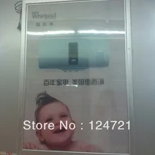 Тонкий светодиодный защелкивающийся подвесная рамка для плакатов, светодиодный панель