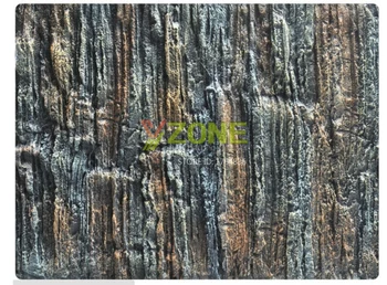 

2 PCS 60x45cm Foam Vertical Wave Rock Style 3D Aquarium Background Board Rock for Fish Reptile Tank