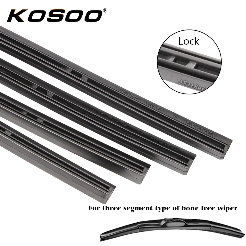 Car Wiper blade Strips 14 16 17 18 19 20 21 22 24 26 Insert Natural rubber refill Strip 10mm windscreen wiper Car Wiper blade Strips 14 16 17 18 19 20 21 22 24 26 Insert Natural rubber refill Strip 10mm windscreen wiper