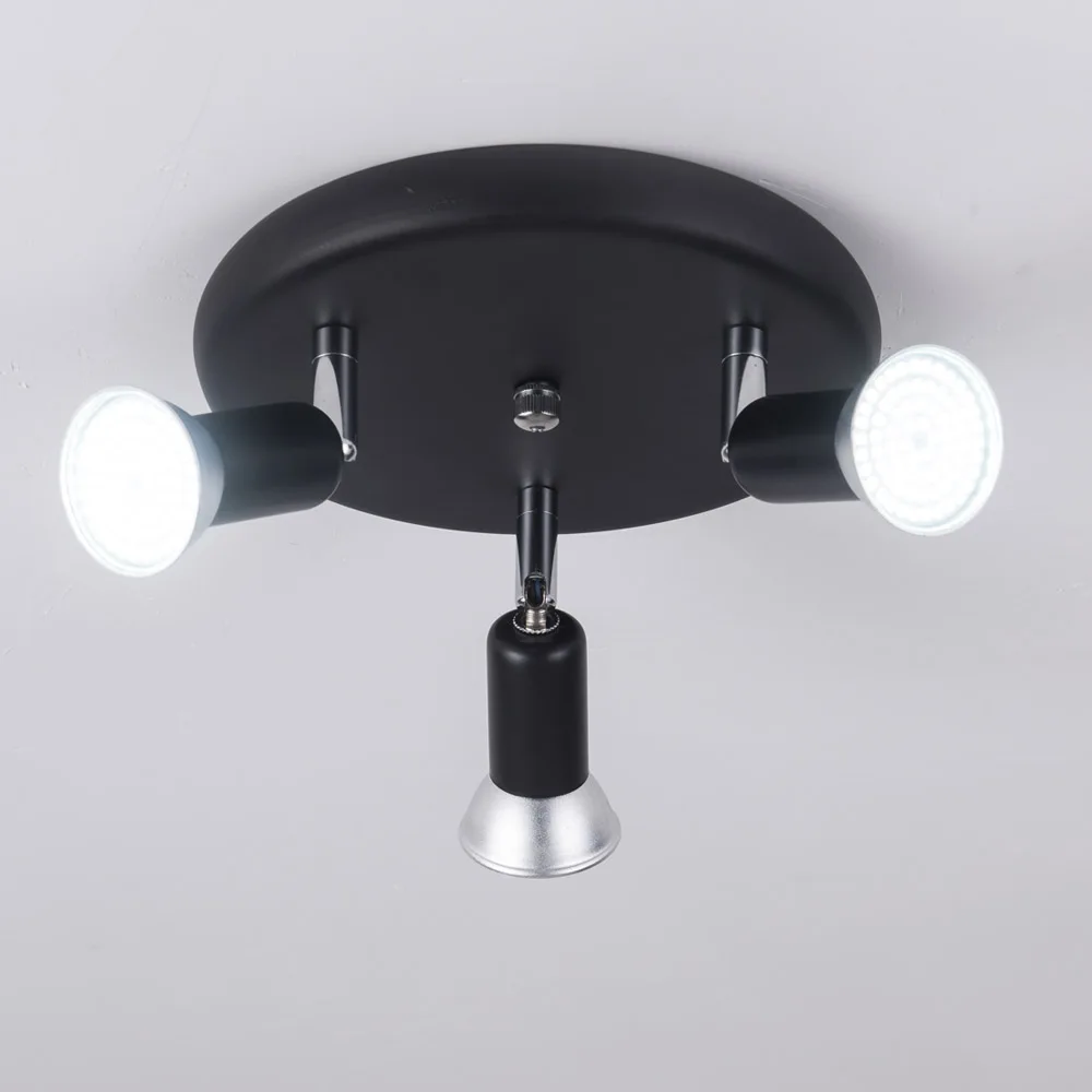  Adjustable led Ceiling light 3 heads rotatable showcase corridor ceiling lamp Modern living room be - 32982072008