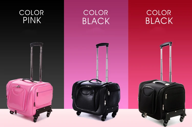 Женская косметическая сумка на колесиках, многофункциональная сумка на колесиках, чемодан для путешествий