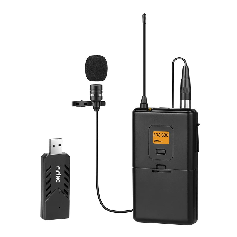 FIFINE K031 U Wireless USB Computer Recording Condenser Microphone