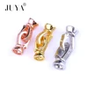 Supplies For Jewelry 5PCS Wholesale Copper Micro Pave Zircon Fold Over Clasps For Bracelets Necklaces Parts DIY Strand Jewelry ► Photo 3/6