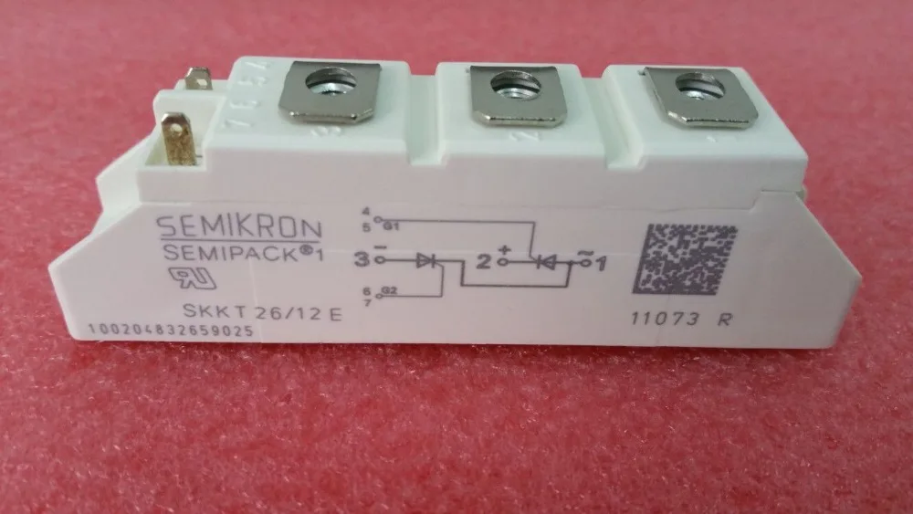 

SEMIKRON SKKT 26/12E IGBT Module SEMIPACK, Thyristor Module, 200V, 50A 100% New Original Genuine Distributor