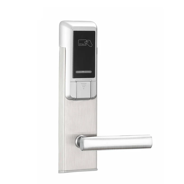 Korea digital door lock electric sliding door locks RFID electronic hotel lock using
