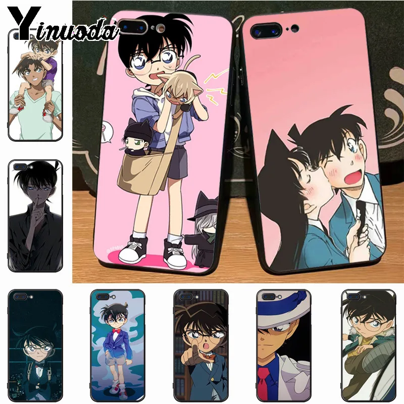 

Yinuoda Detective Conan Unique Luxury soft tpu Silicon phone case for iPhone 7plus X 6 6S 7 8 8Plus 5 5S case