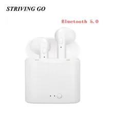 Беспроводные наушники Bluetooth наушники I7 i7s TWS спортивные наушники гарнитура с микрофоном для смартфонов iPhone Xiaomi samsung huawei LG