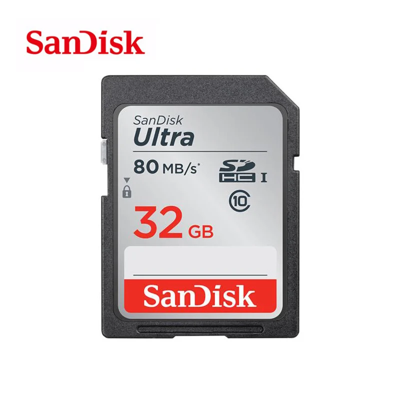 Подлинная карта памяти SanDisk carte sd 16 Гб 64 ГБ 32 ГБ C10 SDHC SDXC класс 10 для камеры