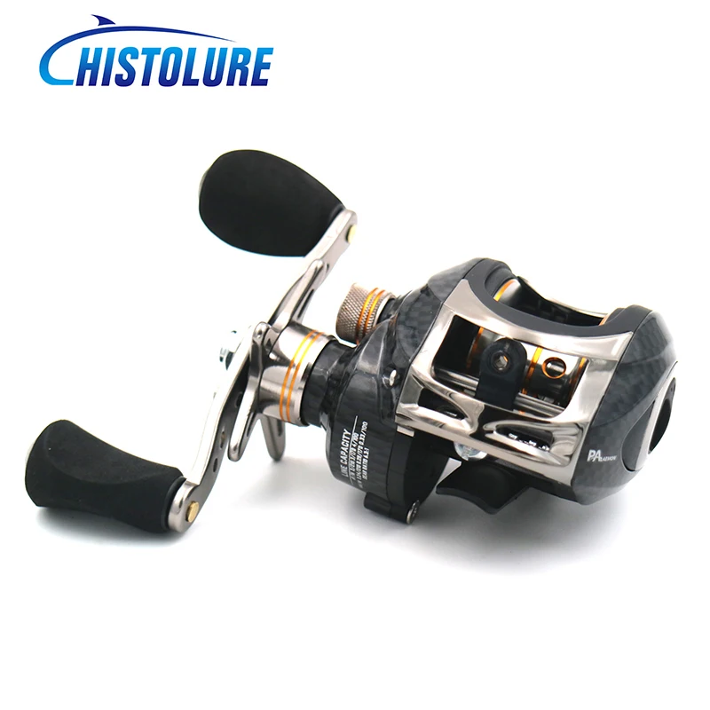 

Fishing Reel Ball Bearings Baitcasting Fishing Wheel High Speed 6.3:1 Left/Right Hand carretilha de pesca LMA200