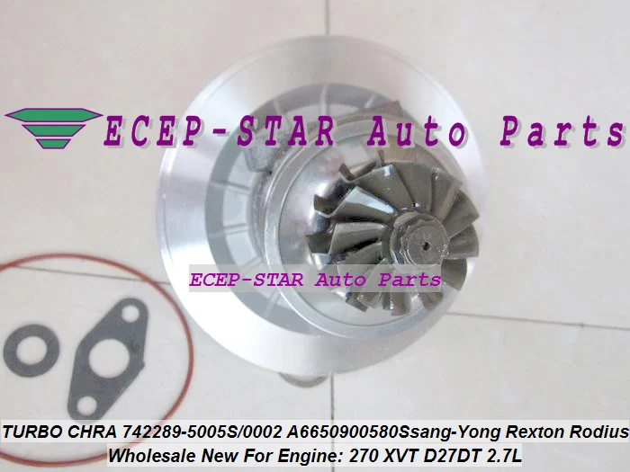 TURBO CHRA 742289-5005S0002 A6650900580 Ssang-Yong Rexton Rodius (6)